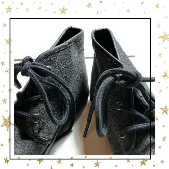 Polo Ralph Lauren Slate Gray Fabric Sneakers 2.5 - Picture 3 of 6